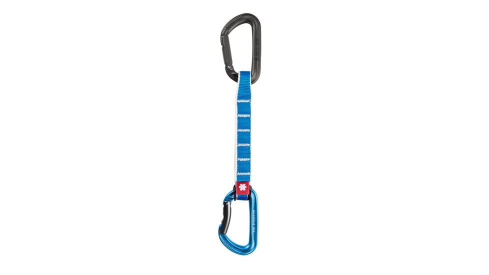 Ocun Hawk QD Zoom PA 15/22mm Sport Climbing Quickdraw, 16cm, Blue, 4072-Blue