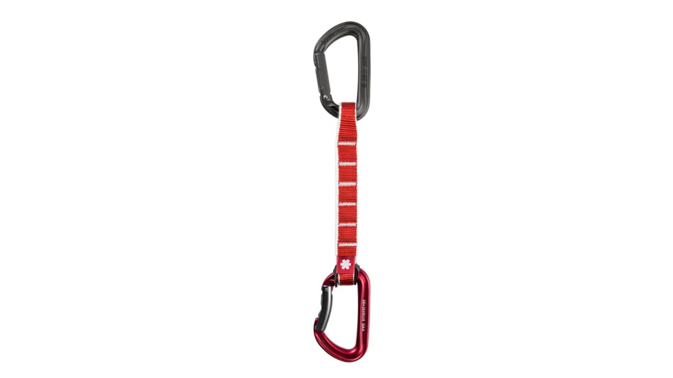 Ocun Hawk QD Zoom PA 15/22mm Sport Climbing Quickdraw, 16cm, Red, 4072-Red