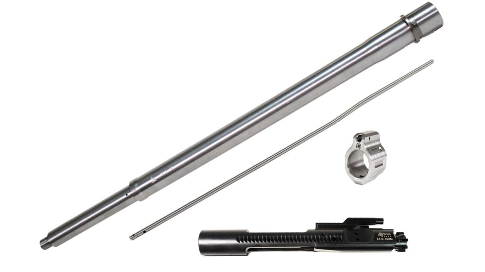 ODIN Works AR-15 22 ARC 18in Threaded Barrel, Rifle Gas System, 1/2-28 Threads, 1-7 Twist, 416 Stainless Steel, DMR Profile with .750 Tuneable Gas Block, with Bolt Carrier Group, Stainless Steel, B-22ARC-18-R-TG-BCG