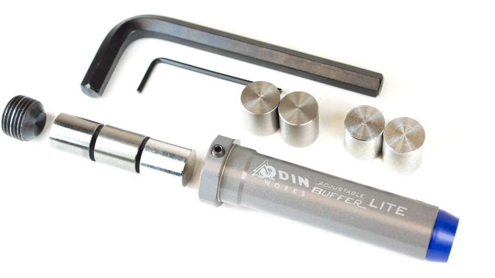 ODIN Works AR-15 Adjustable Buffer, Lite, Black, OS-ABS-AR15-LITE