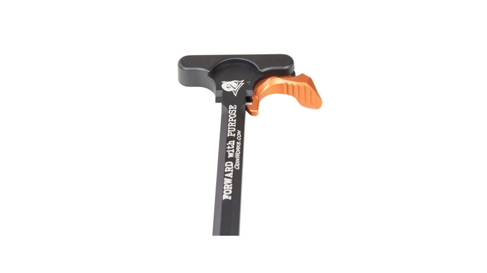 ODIN Works AR-15 XCH Extended Charging Handle Latch, Orange, ACC-XCH-OR