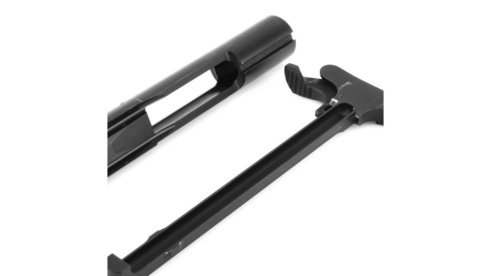 ODIN Works Billet Complete upper Receiver 12.5 M-LOK 223 16in Mid length, Black/Stainless Steel, Complete Upper, ODW-URC-CUR-CU-BL-12-ML-16-ML-ADJ-GB