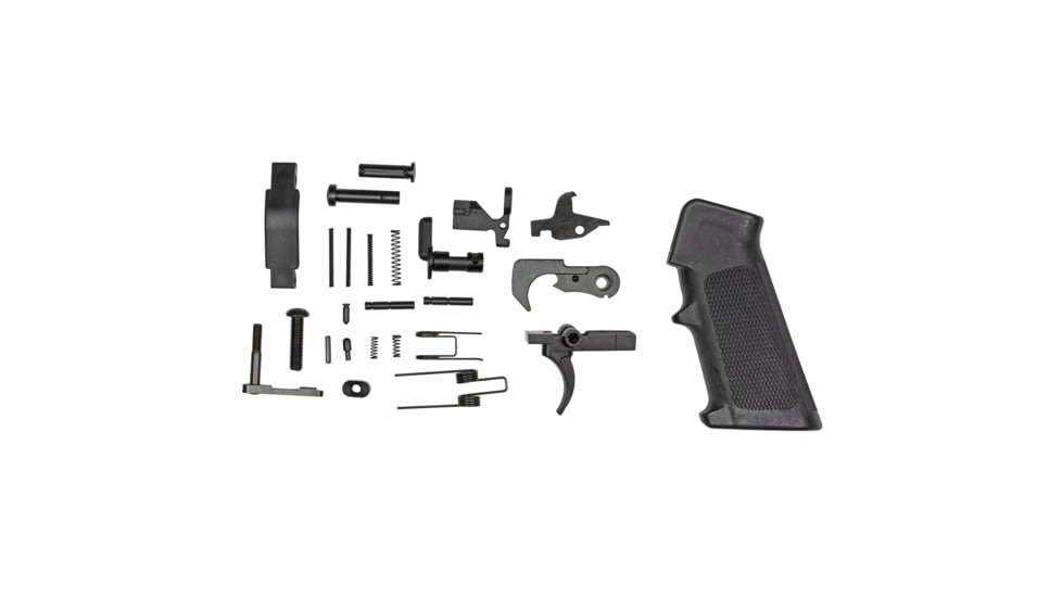 ODIN Works Enhanced Lower Parts Kit, Black, Fits AR15