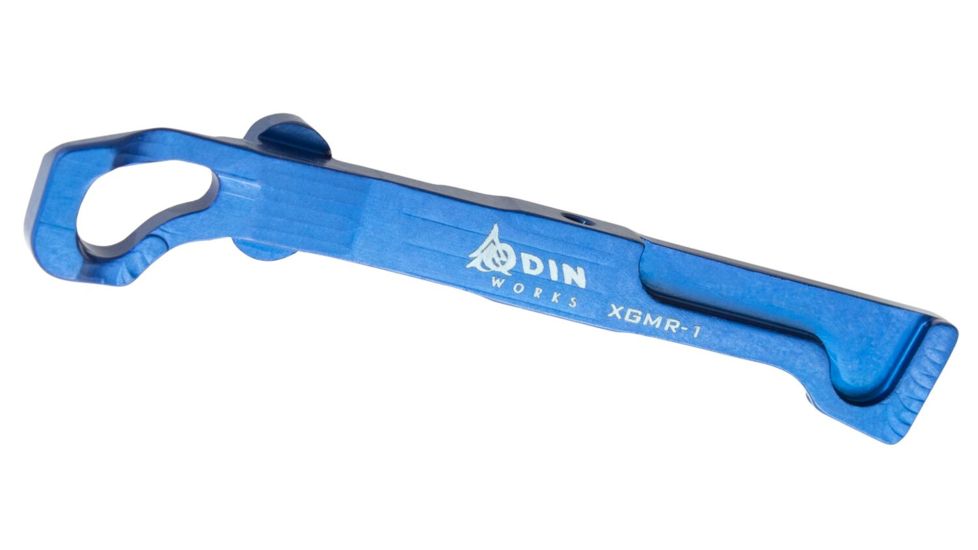 ODIN Works Extended Glock Magazine Release - New Frontier Style, Blue, ACC-XGMR1-BLU