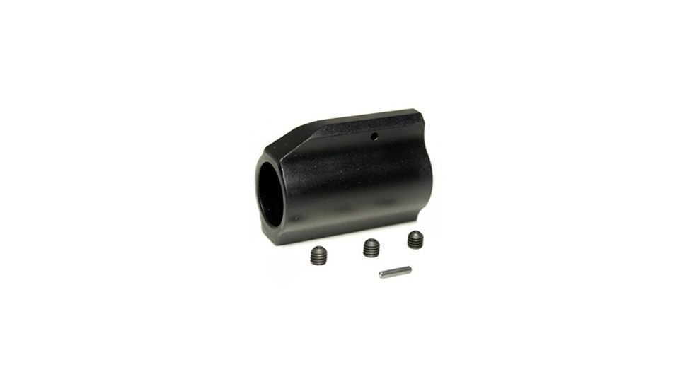 ODIN Works Low Profile Gas Block, Aluminum, Black GB-ALUM