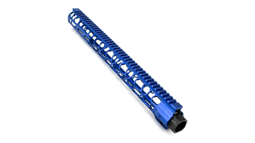 ODIN Works M-Lok Ragna Free Float Forend, Blue, 17.5in, F-17-ML-RA-BLU