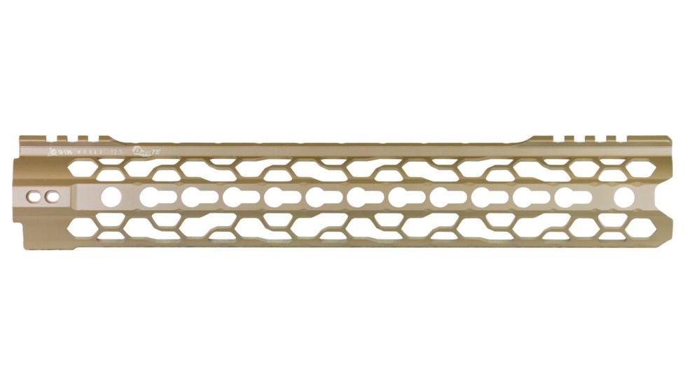 ODIN Works O2 Lite Free Float KeyMod Forend, Flat Dark Earth, 12.5in, F-12-KM-O2-FDE