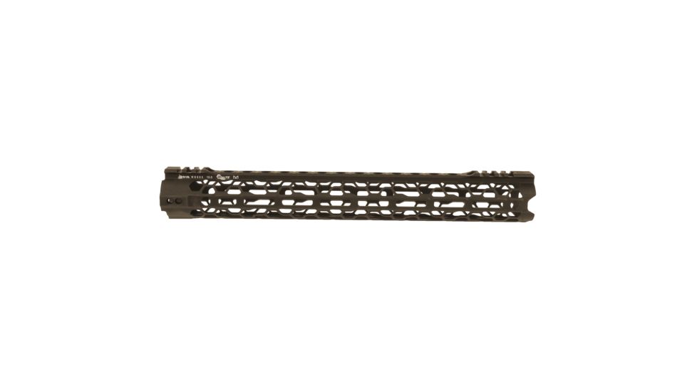 ODIN Works O2 Lite Free Float KeyMod Forend, Flat Dark Earth, 12.5in, F-12-KM-O2-FDE