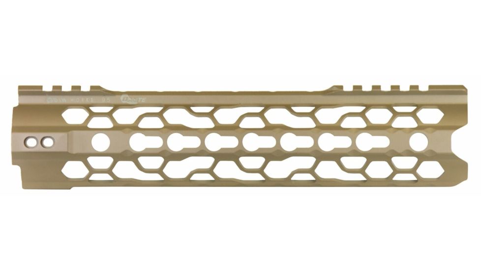 ODIN Works O2 Lite Free Float KeyMod Forend, Flat Dark Earth, 9.5in, F-9-KM-O2-FDE
