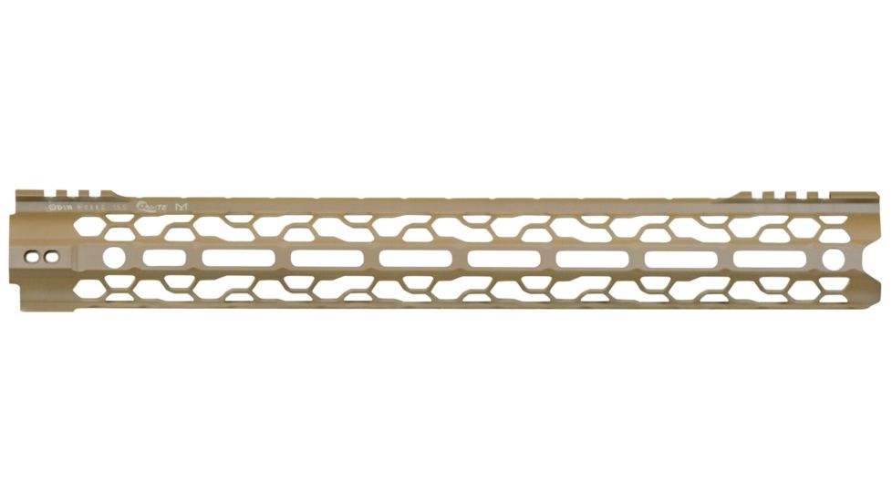 ODIN Works O2 Lite Free Float M-LOK Forend, Flat Dark Earth, 15.5in, F-15-ML-O2-FDE