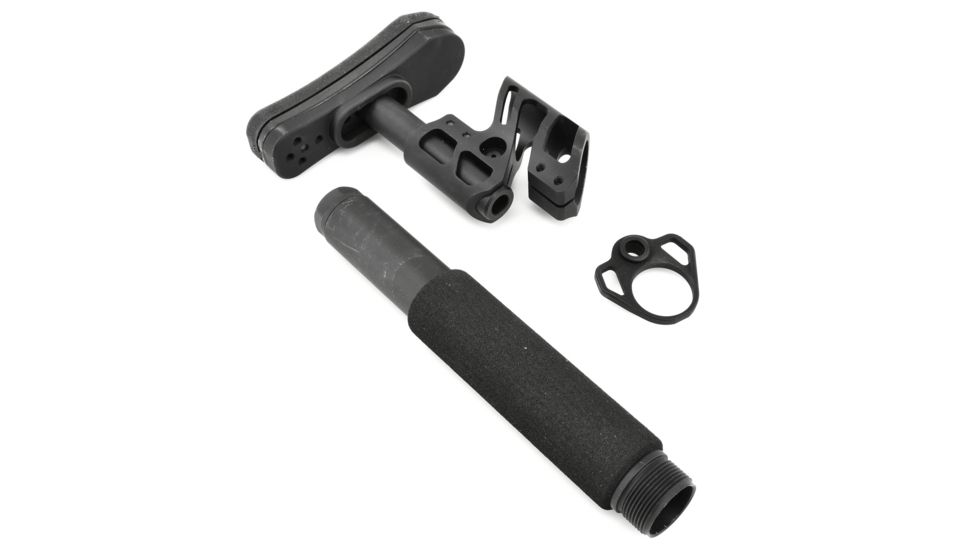 ODIN Works Zulu Adjustable Stock w/ Padded Pistol Buffer Tube- Blk OS-ZULU-KIT-BLK