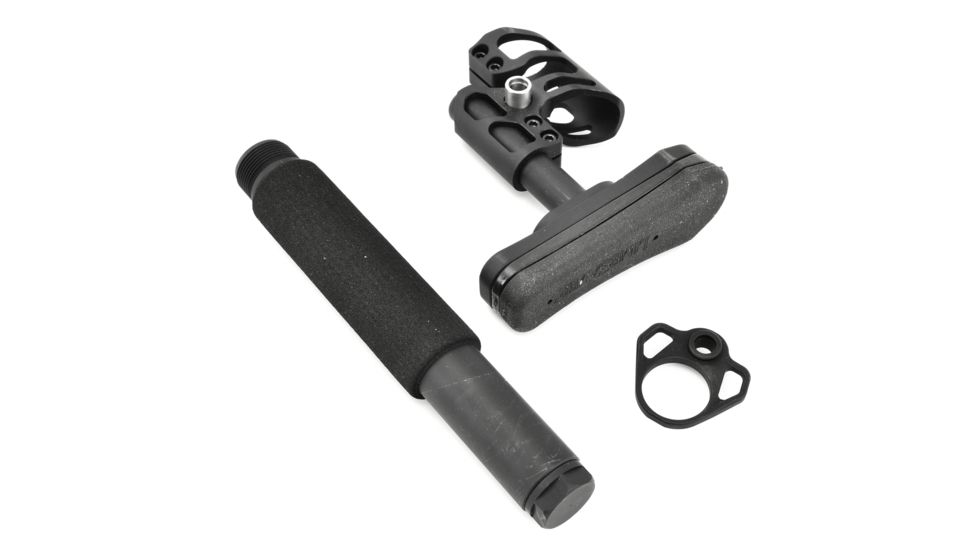 ODIN Works Zulu Adjustable Stock w/ Padded Pistol Buffer Tube- Blk OS-ZULU-KIT-BLK