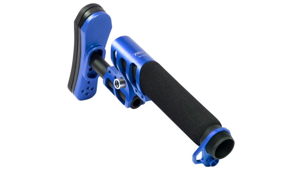 ODIN Works Zulu Adjustable Stock w/ Padded Pistol Buffer Tube, Blue, OS-ZULU-KIT-BLU