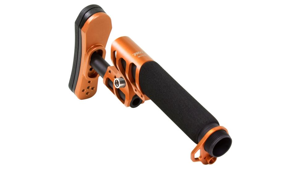 ODIN Works Zulu Adjustable Stock w/ Padded Pistol Buffer Tube, Orange, OS-ZULU-KIT-OR