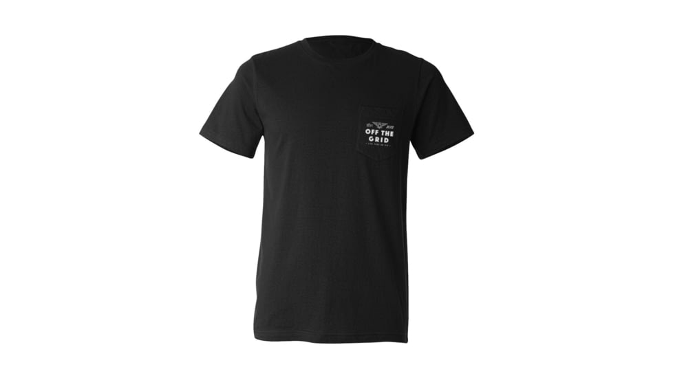 Off The Grid All Out Pocket Tee - Black, OMKS222007BL02