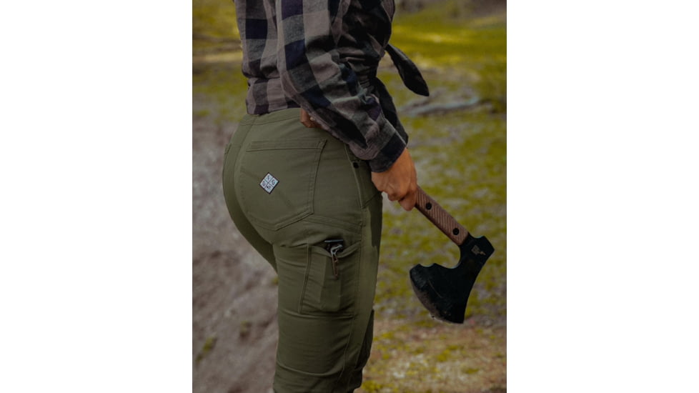 Off The Grid Kestral Womens Pant - Dark Olive, OWWP323003DO03