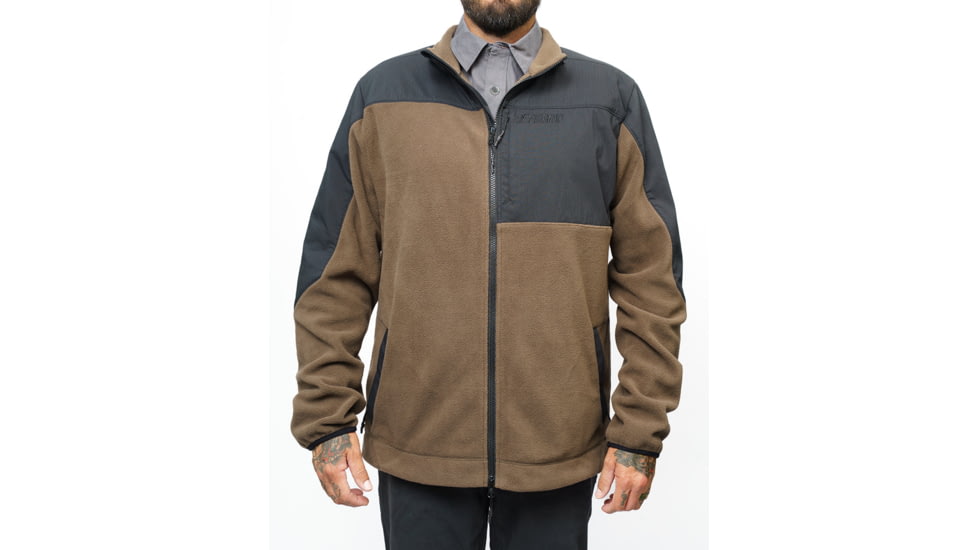 Off The Grid Bruin Fleece Zip Up - Men's, Major Brown, 3XL, OMWJ325044MJBN06