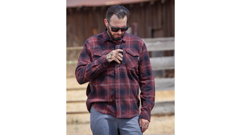 Off The Grid Destroyer Flannel - Men's, Regular, Black, 3XL, OMWL321014BL06