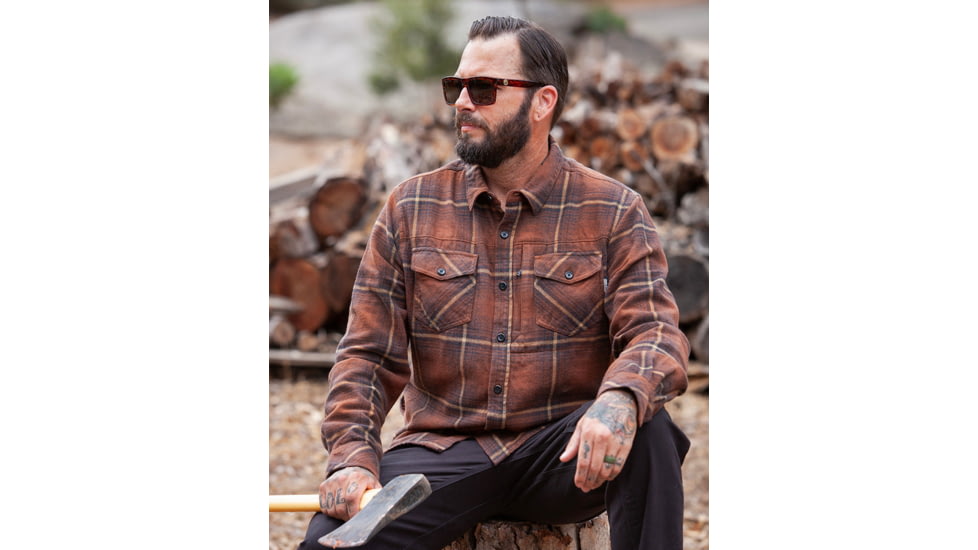 Off The Grid Destroyer Flannel - Men's, Tall, Burnt Brown, Extra Large, OMWL321014BT08