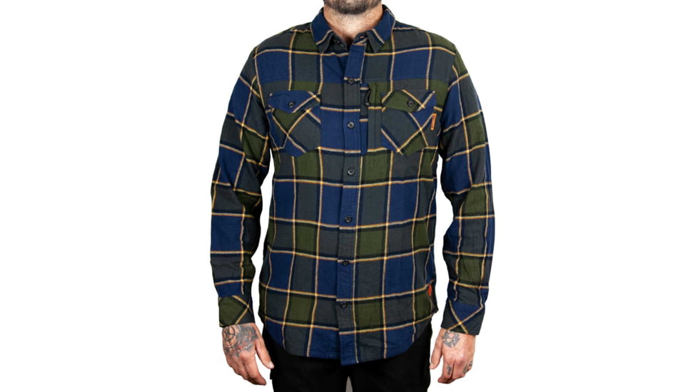 Off The Grid Destroyer Flannel - Men's, Regular, Tan, Extra Large, OMWL321014TN04