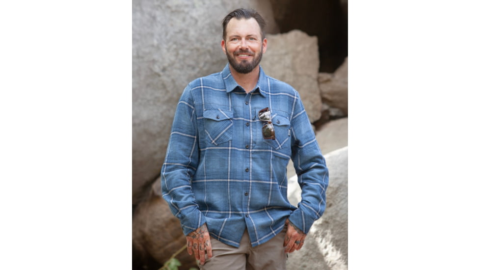Off The Grid Surplus Destroyer Flannel - Pale Blue, OMWL321014PB09