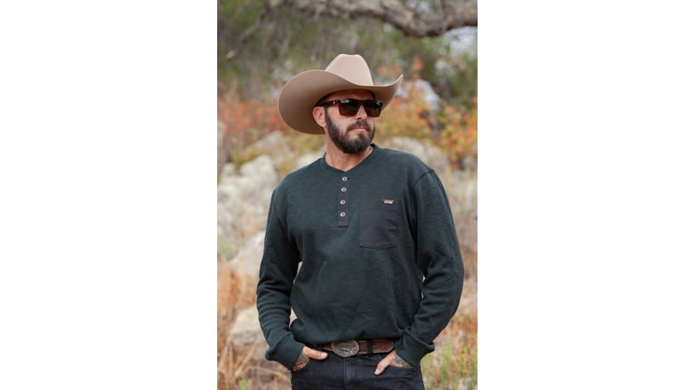 Off The Grid Surplus Draper Henley - Vintage Black, OMKL325031VB04