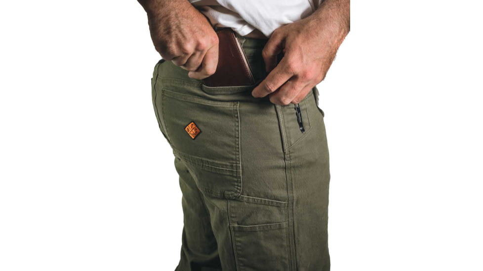Off The Grid Trailblazer Standard Fit Pants - DK Olive, OMWP121002DO14