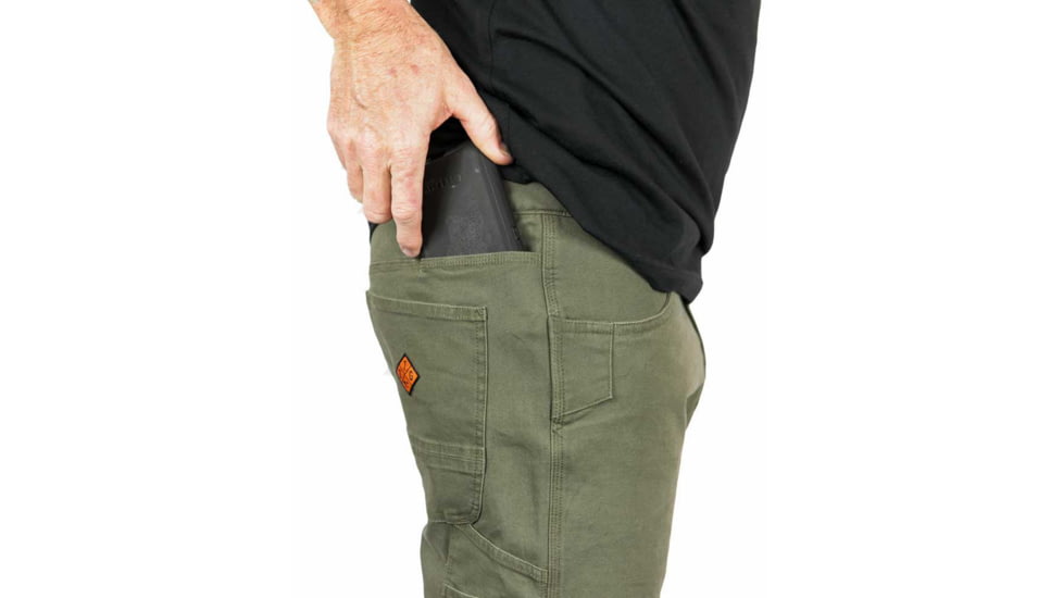 Off The Grid Trailblazer Taper Fit Pants - Men's, 32in Inseam, Dark Olive, 38in Waist, OMWP121001DO26
