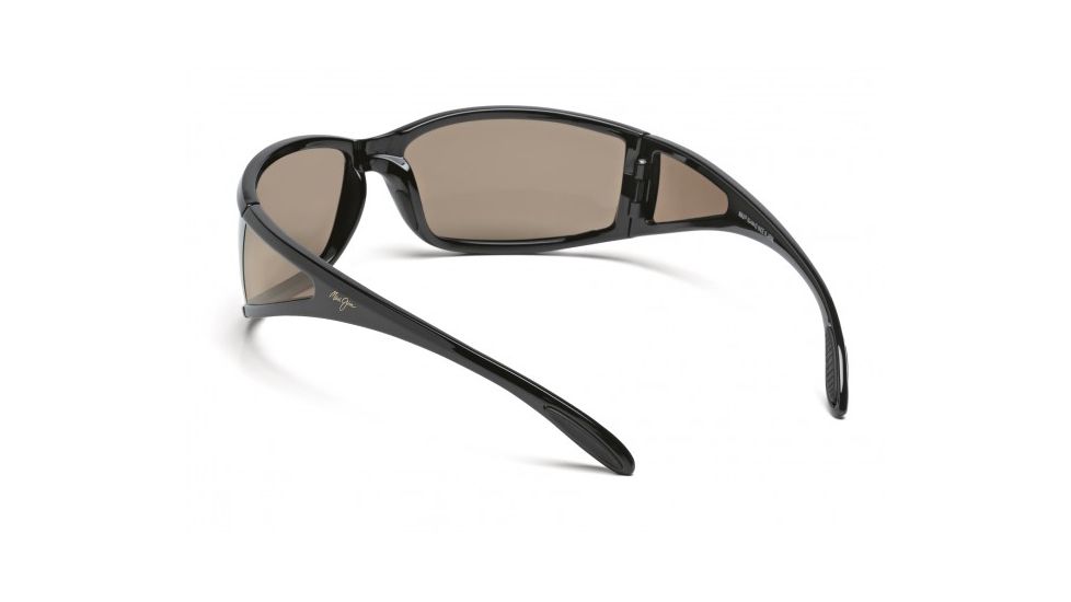 Maui Jim Offshore Sunglasses w/ Gloss Black Frame and HCL Bronze Lenses - H444-02, Back View