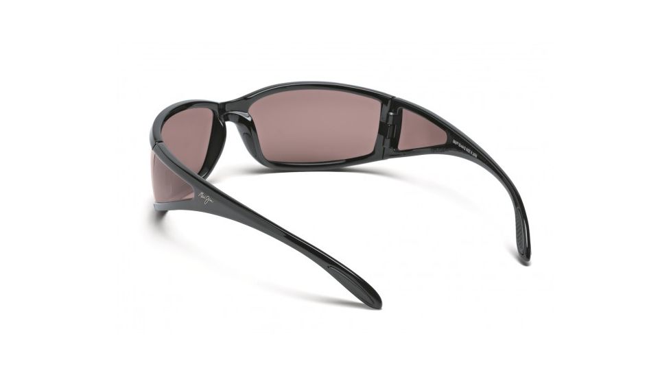 Maui Jim Offshore Sunglasses w/ Gloss Black Frame and Maui Rose Lenses - R444-02, Back View