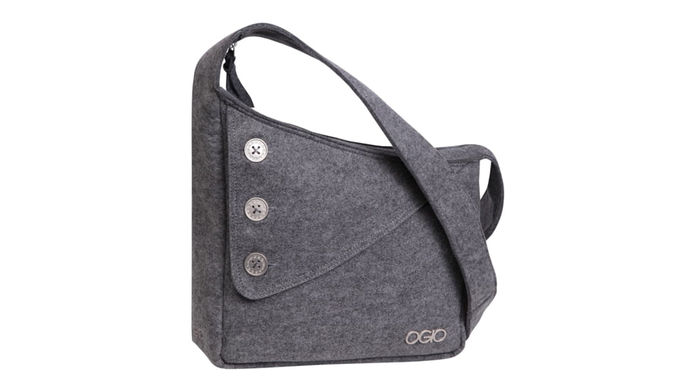 OGIO Brooklyn Women's Tablet Purse, Light Gray Felt, Light Gray
