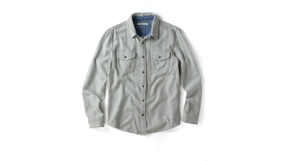 Outerknown Blanket Shirt - Men's, Heather Grey, 2XL, 1310205-HEA-XX-XXL