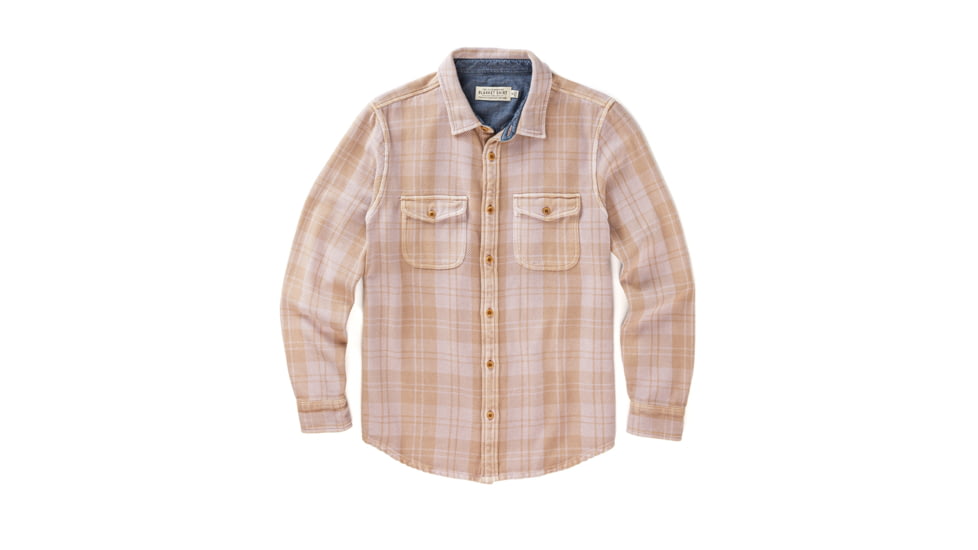 Outerknown Blanket Shirt - Men's, Final Sale, Lilac Haze Latte Boxes, Large, 1310205-LZB-XX-L