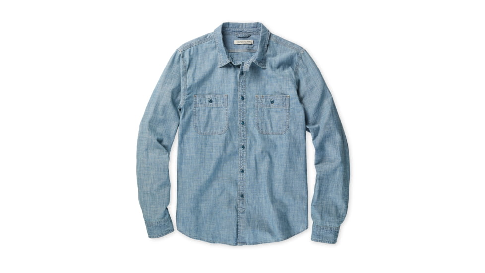 Outerknown Chambray Utility Shirt - Men's, Chambray, 3XL, 1310224-CHA-XX-XXXL