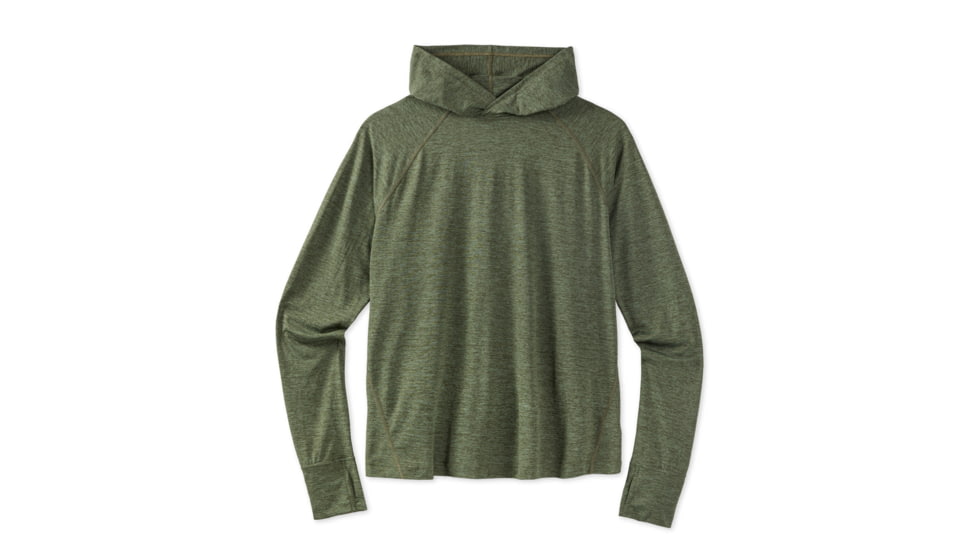 Outerknown Hooded Sun Shirt - Men's, Off Duty Drab, Small, 1290009-ODD-XX-S