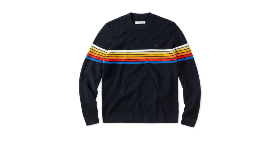 Outerknown Nostalgic Sweater - Men's, Black Rainbow, Extra Large, 1410079-OBR-XX-XL