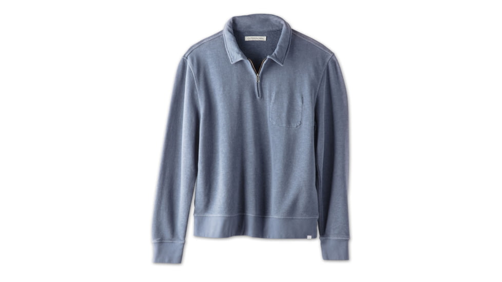 Outerknown Sur Quarter Zip - Men's, Final Sale, Admiral Blue, Large, 1260048-ADM-XX-L