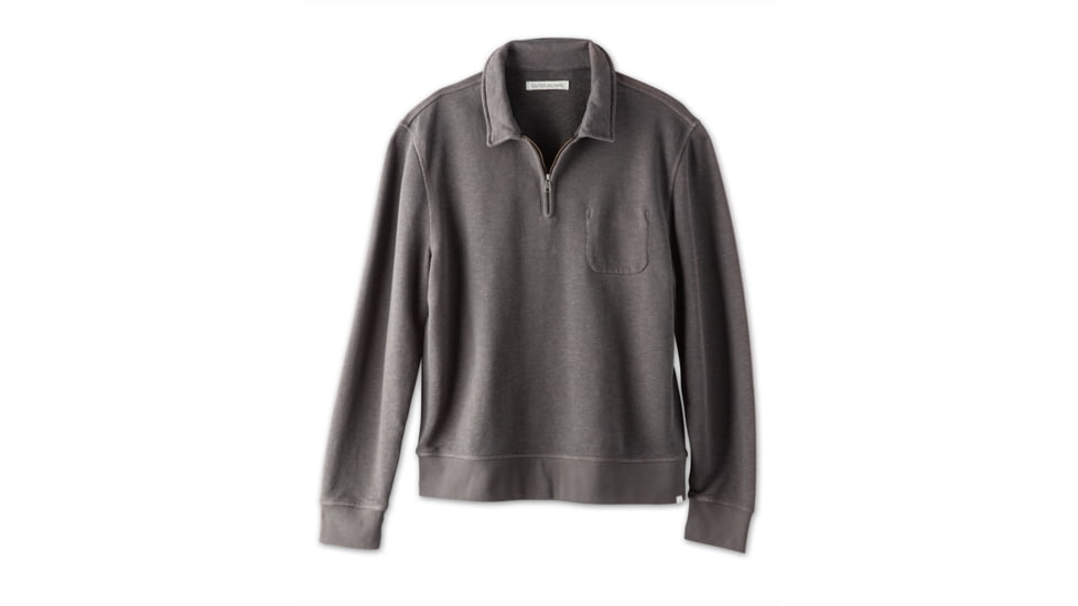 Outerknown Sur Quarter Zip - Men's, Final Sale, Faded Black, Medium, 1260048-FDB-XX-M