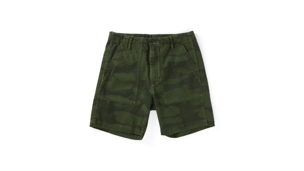 Outerknown The Field Short - Men's, 7.5in Inseam, Final Sale, Olive Night Camo, 34 US, 1710048-OVA-XX-34