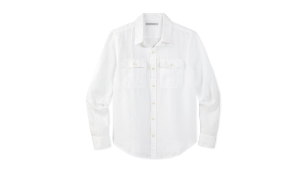 Outerknown Windward Linen Shirt - Men's, Final Sale, Salt, Extra Large, 1310187-SLT-XX-XL