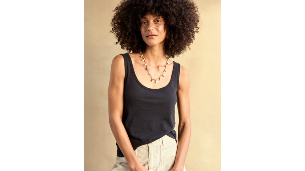 Outerknown Saltwater Slub Tank - Women's, Final Sale, Pitch Black, Medium, 2220020-PCH-XX-M