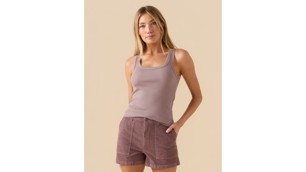 Outerknown Sojourn Ribbed Tank - Women's, Purple Dusk, Medium, 2220021-PDK-XX-M