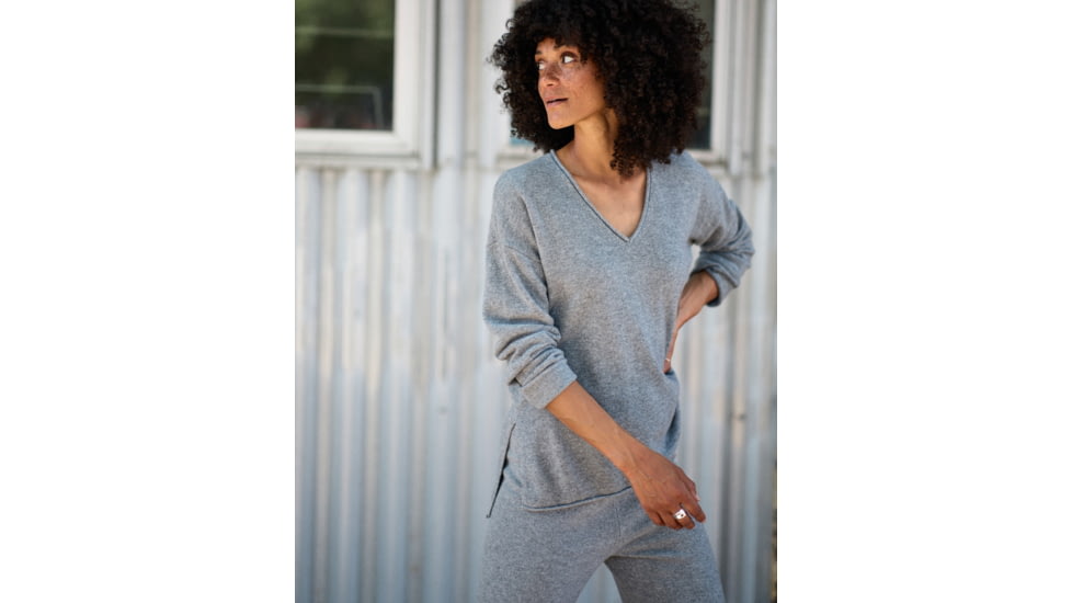 Ok Womens Stowaway V-Neck - FINAL SALE, 2420027-HEA-XX-XS