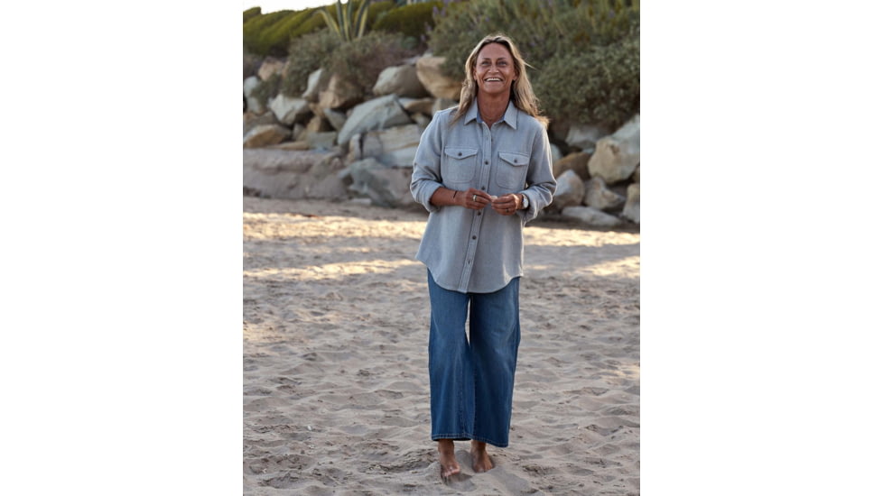 Ok Womens Womens Blanket Shirt, 2310086-HEA-XX-S