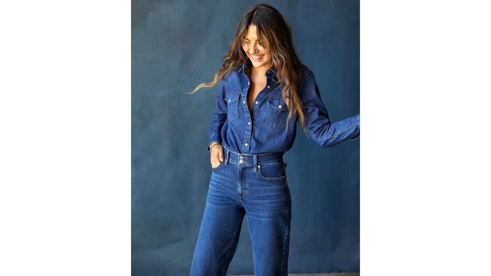 Ok Womens Wyatt Western Denim Shirt - FINAL SALE, 2310063-HRE-XX-XS