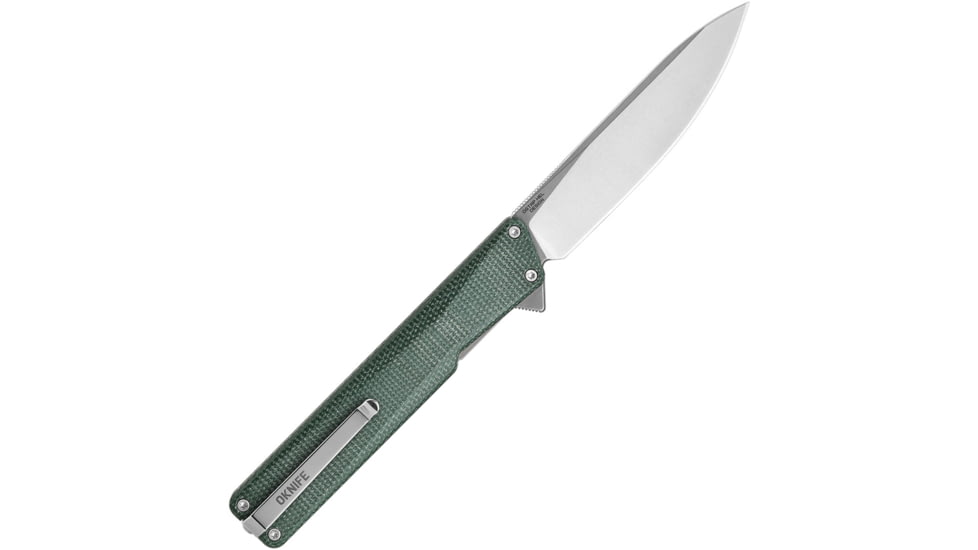 Oknife AION Linerlock Grn Micarta, OKNAIONGM