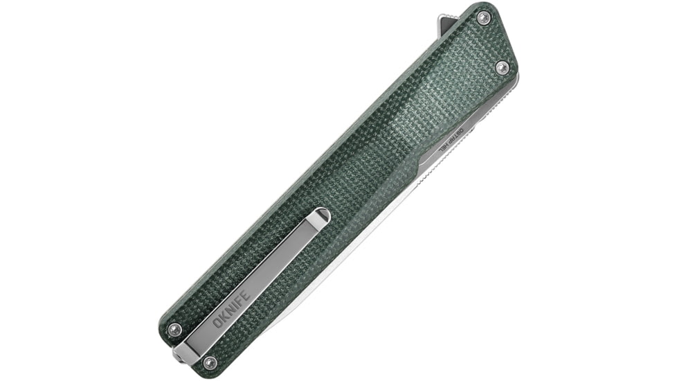 Oknife AION Linerlock Grn Micarta, OKNAIONGM