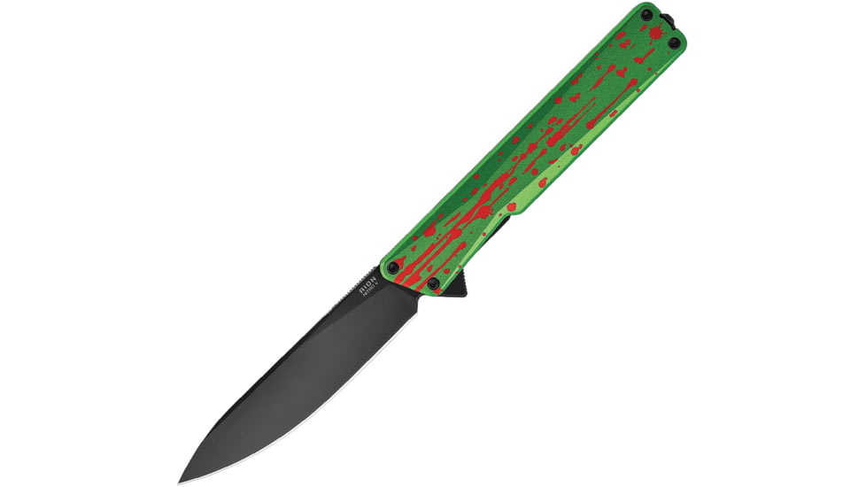 Oknife AION Linerlock Zombie Grn, OKNAIONZG