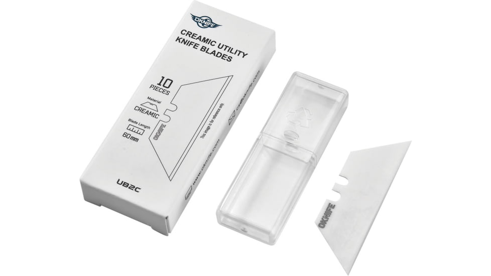 Oknife Ceramic Utility Blades White, OKNUB2CW