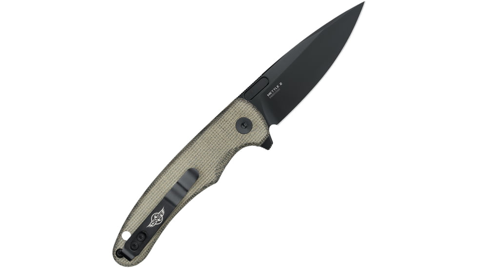 Oknife Mettle 2 Button Lock OD Mic, OLTMETTLE2ODG
